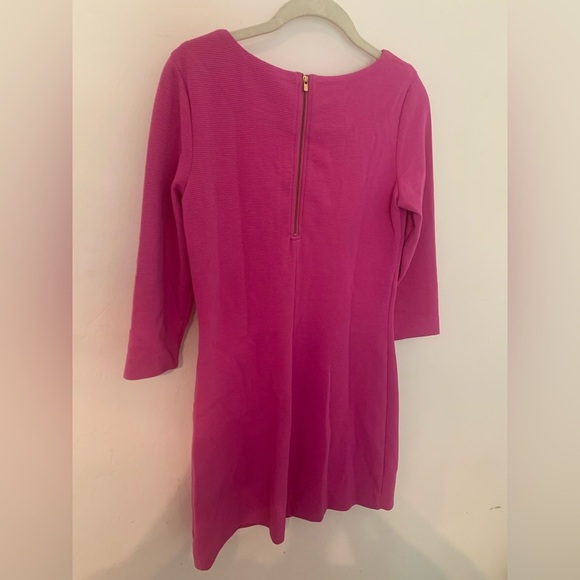 Lilly Pulitzer Dress Hot Pink Barbiecore Womens Size Small Pre Owned Zip A Line - Picture 7 of 8